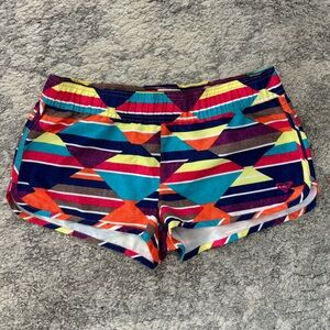 Roxy Shorts Mini Multicolor Swim Pool Summer Shorts Y2k